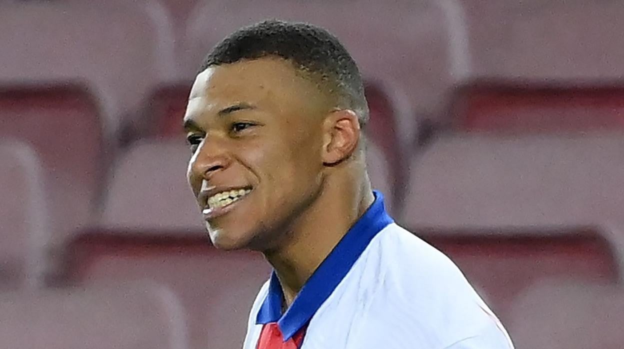 Mbappé, con la selección francesa