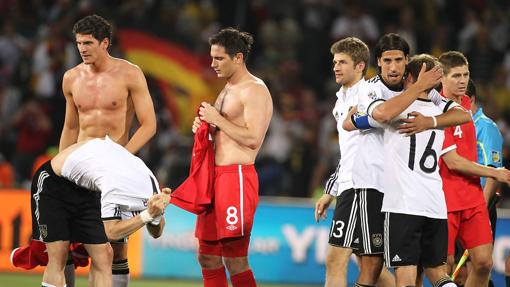 Imagen de aquel partido en los octavos de final del Mundial de Sudáfrica