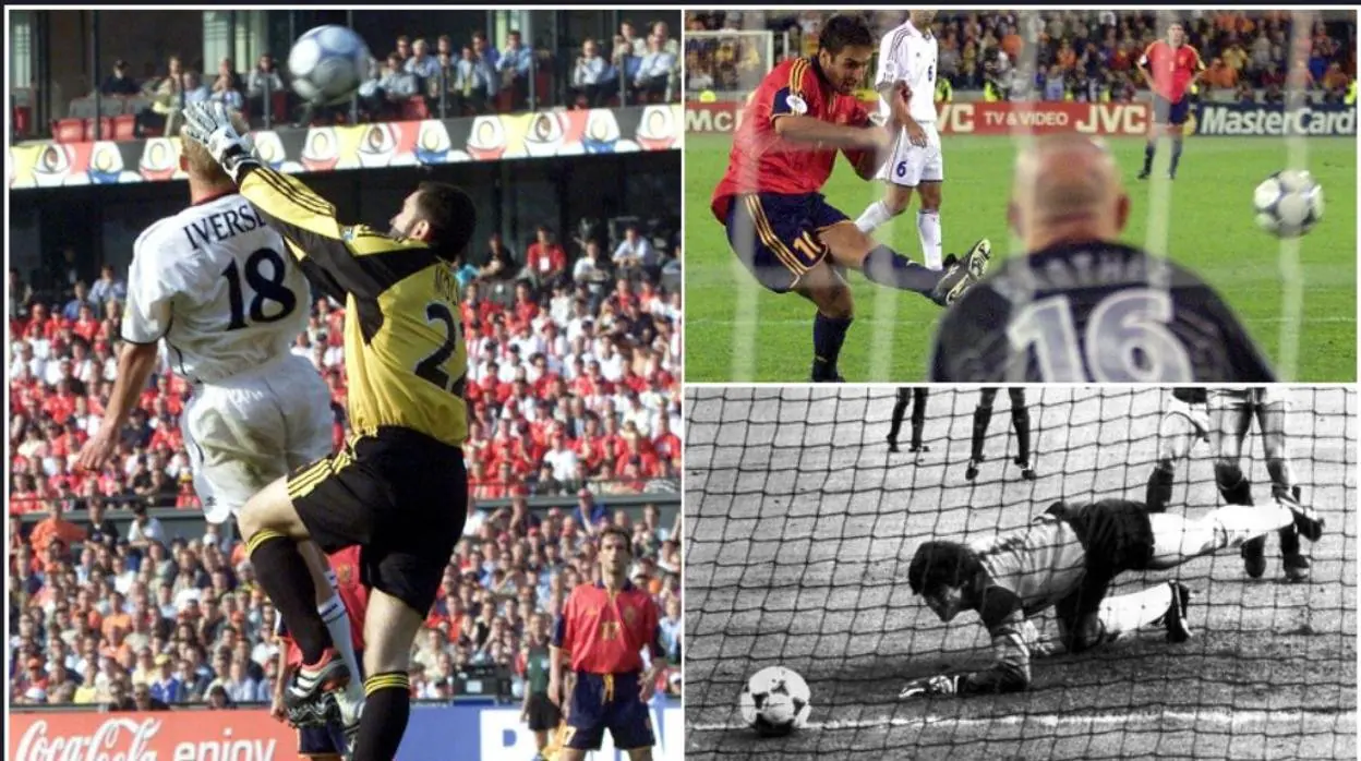Imágenes de algunos de los errores históricos de la selección española