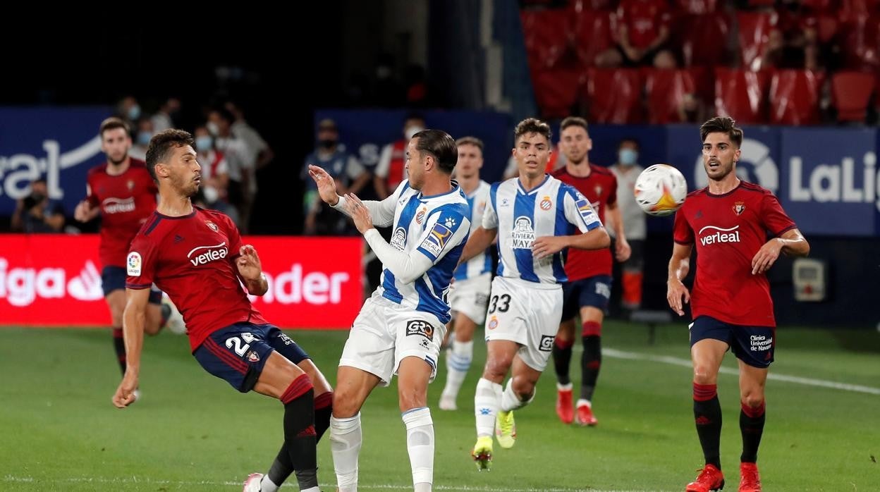 Osasuna y Espanyol se quedan en tablas