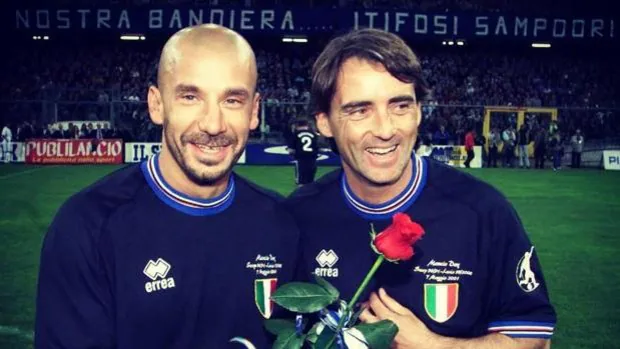 Mancini y Vialli, los 'goleadores gemelos' que inspiran a Italia
