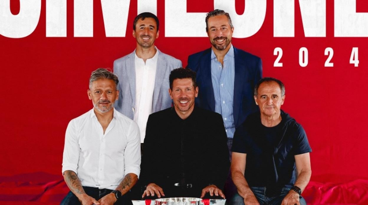 Diego Simeone y su cuerpo técnico amplían su contrato con el Atlético hasta 2024