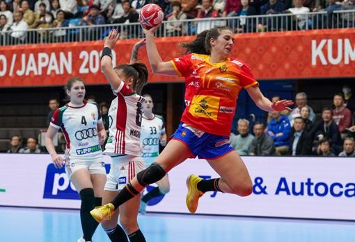 Jennifer Gutiérrez, jugadora de la selección de balonmano femina, natural de Algeciras.