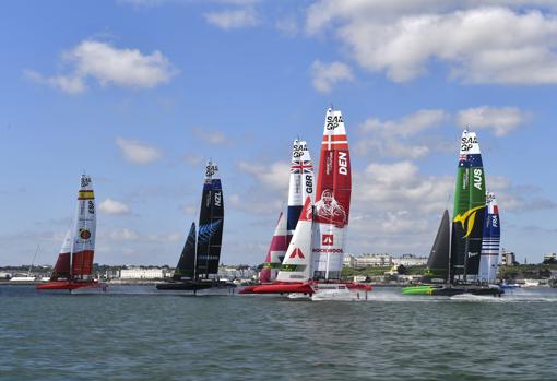 El F50 «Victoria» defiende en Plymouth el liderato del Circuito SailGP