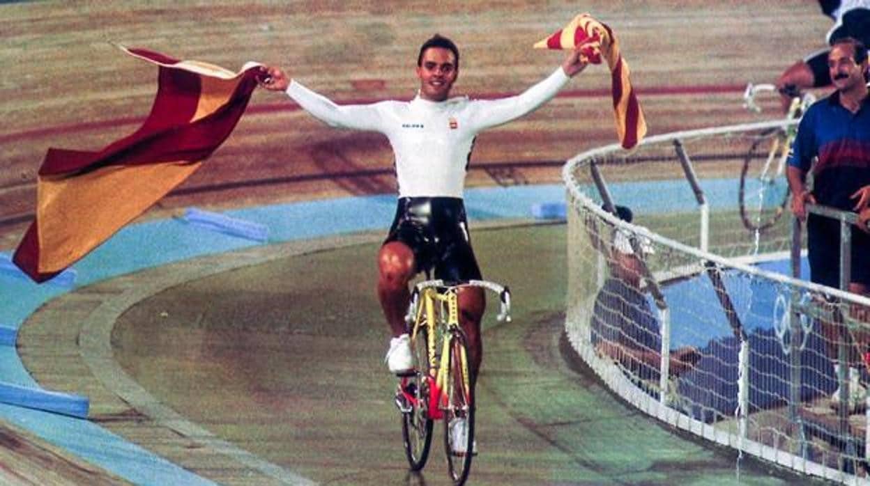 El ciclista chiclanero José Manuel Moreno Periñán fue oro en Barcelona'92.