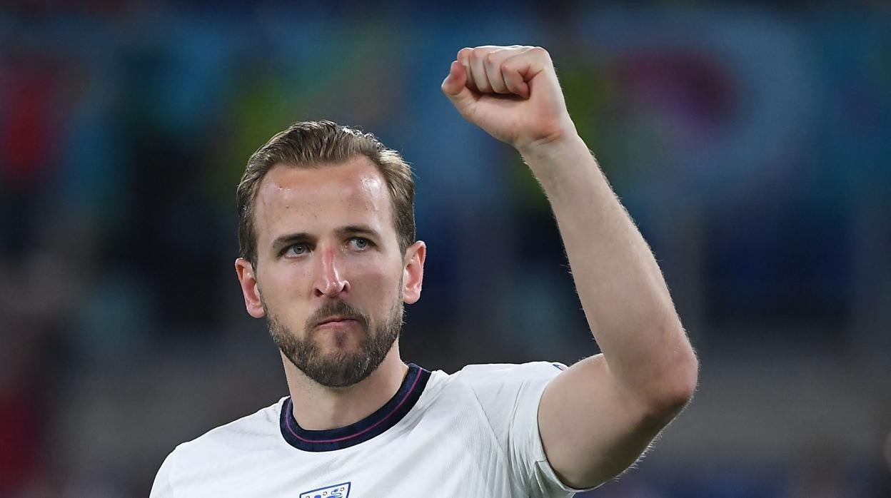 Harry Kane, con Inglaterra en la Eurocopa