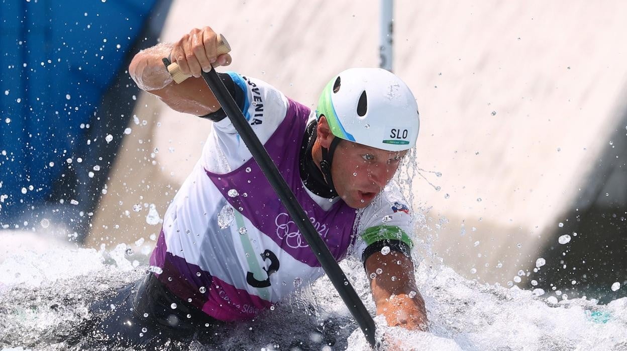 Benjamin Savsek, oro en piruagüismo de aguas bravas