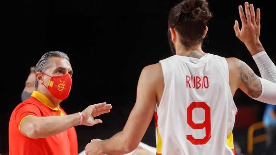 Ricky Rubio y la defensa llevan a la selección de baloncesto a cuartos de final en Tokio 2020