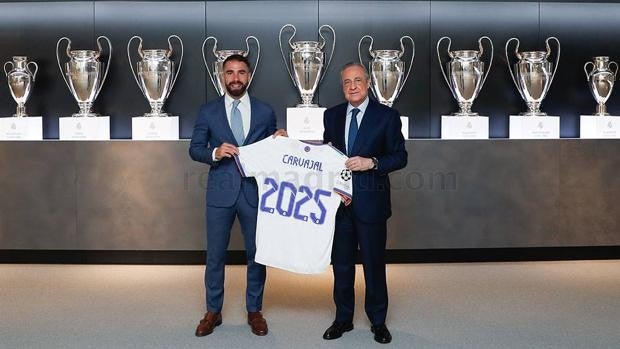 Ya es oficial: Carvajal renueva hasta 2025