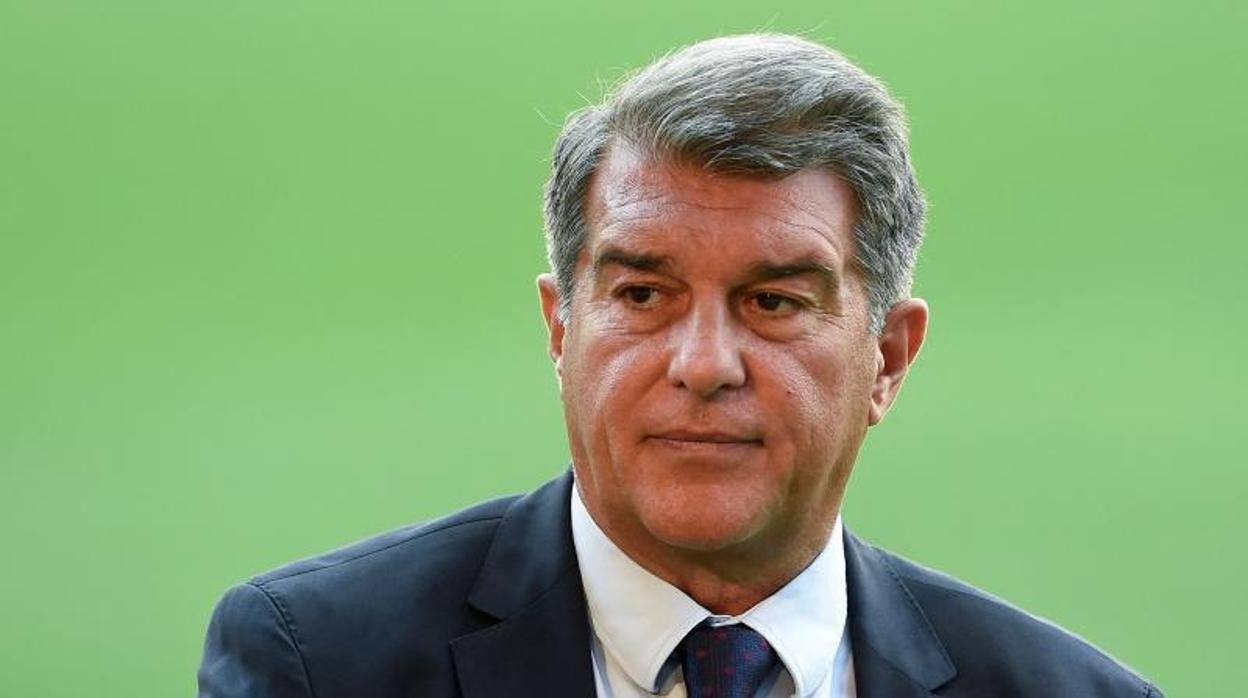 El presidente del Barcelona, Joan Laporta