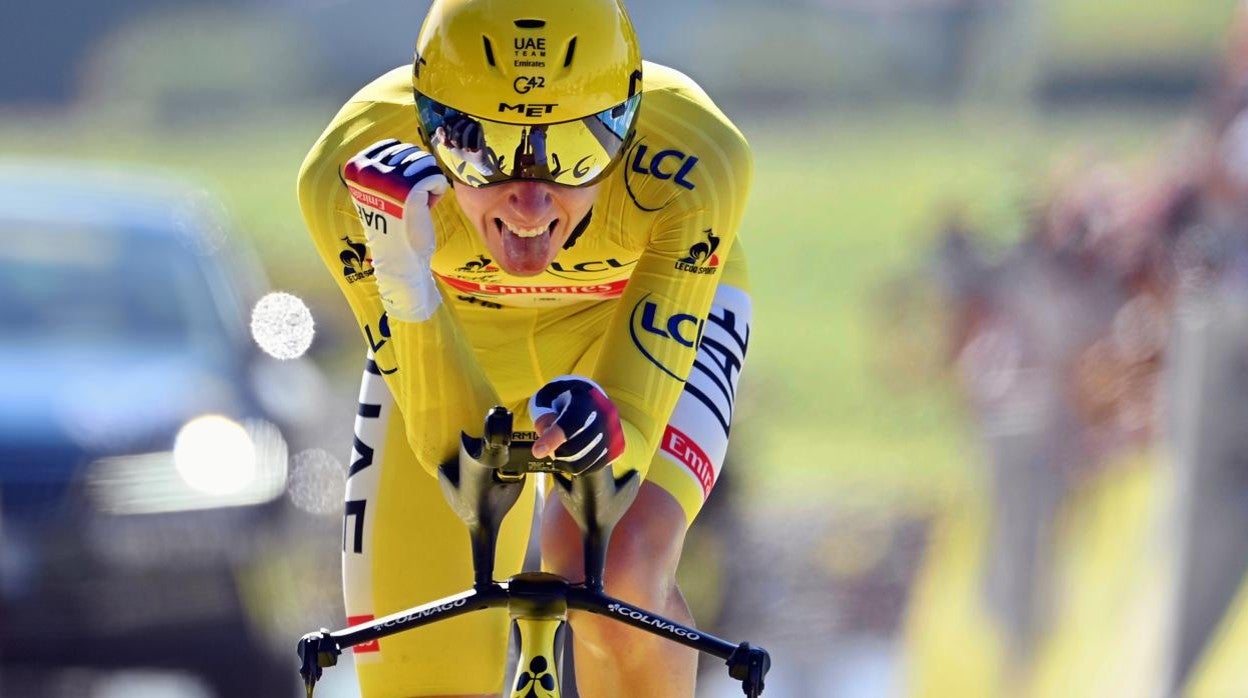 El esloveno Tadej Pogacar, en el último Tour de Francia