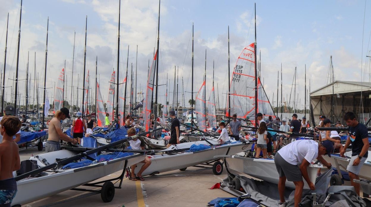 Cuenta atrás para el Mundial 29er en Valencia con 193 barcos inscritos