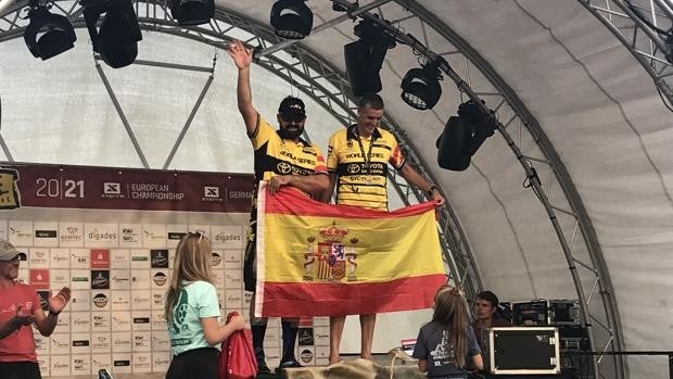 José Manuel Candón y Jonathan Macías, pentacampeones de Europa XTERRA con el Tritándem