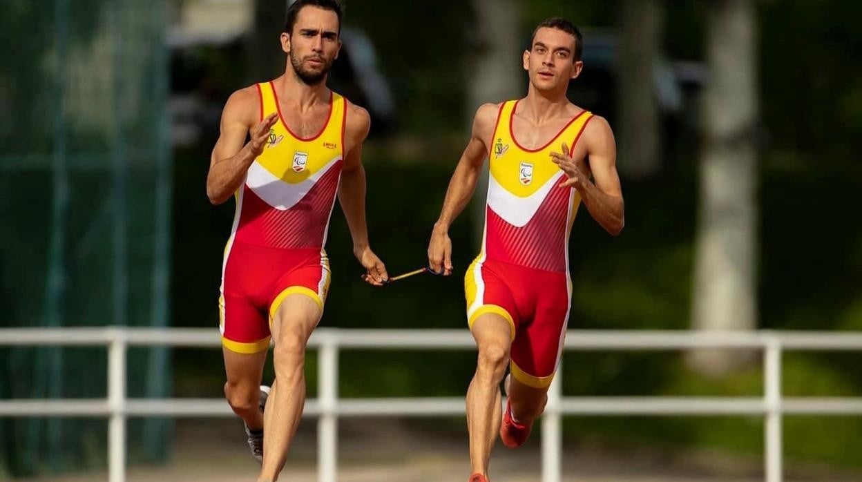 Guillermo Rojo y Gerard Descarrega, en una competición