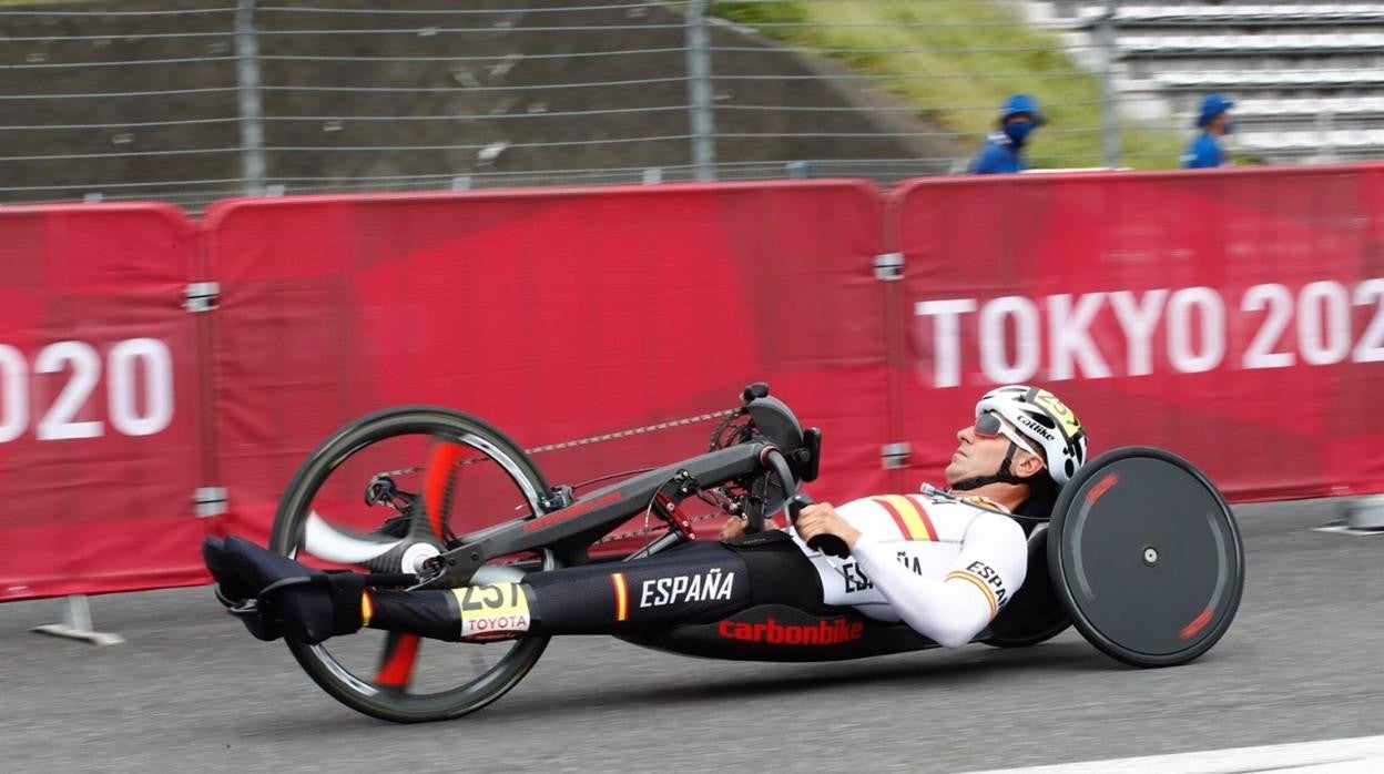 Luismi García-Marquina durante la prueba celebrada en Tokio.