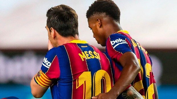 Ansu Fati hereda el dorsal '10' de Messi