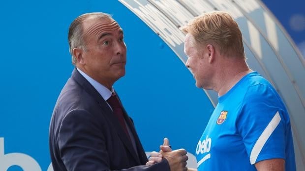 Koeman: «¿Laporta? Hemos tenido cositas, pero estamos bien»