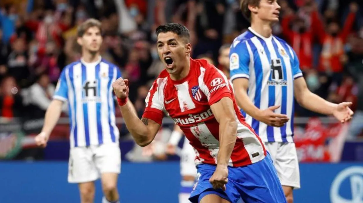 Luis Suárez corrige al Atlético