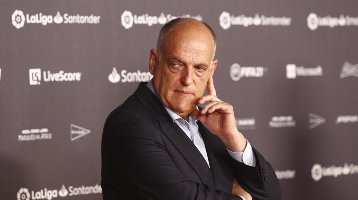 Javier Tebas: «Florentino va diciendo de mí que soy un corrupto»