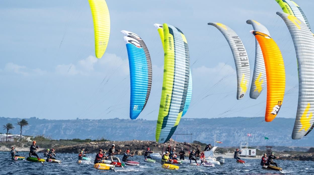 Una de las salidas de hoy de la flota Open de la Cutty Sark FKSS Formentera