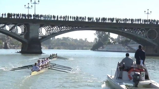 Victoria verdiblanca en la categoría femenina de la 55ª Regata Sevilla-Betis