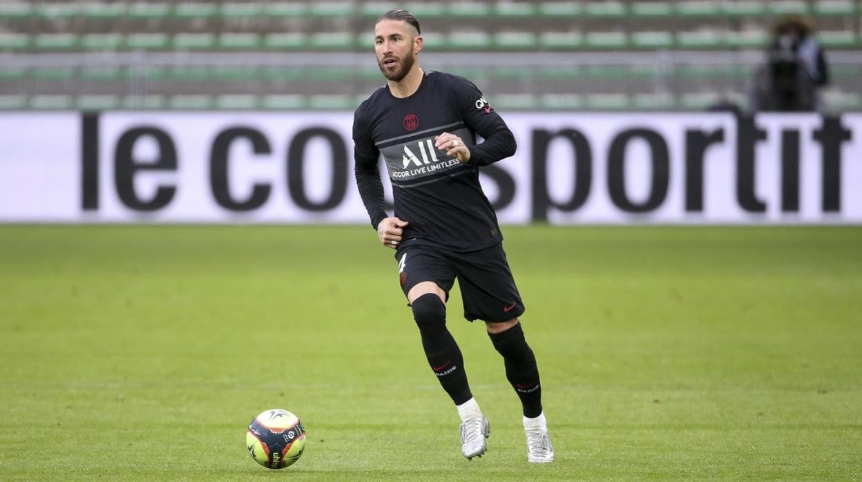 Sergio Ramos, en su debut con el PSG