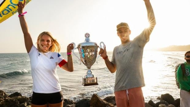 Axel Mazella y Poema Newland, se coronan campeones de la Gran Canaria Kitefoil World Series 2021