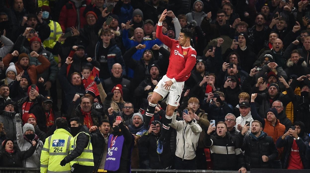 Cristiano, tras anotar el gol de la victoria contra el Arsenal el jueves