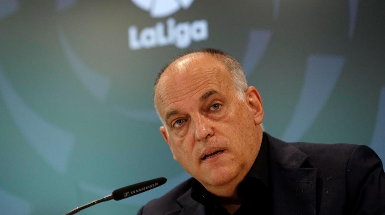 Javier Tebas, presidente de LaLiga