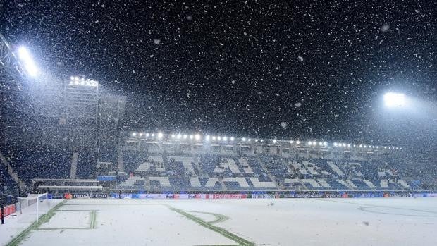 Se aplaza el Atalanta-Villarreal por una fuerte nevada en Bérgamo