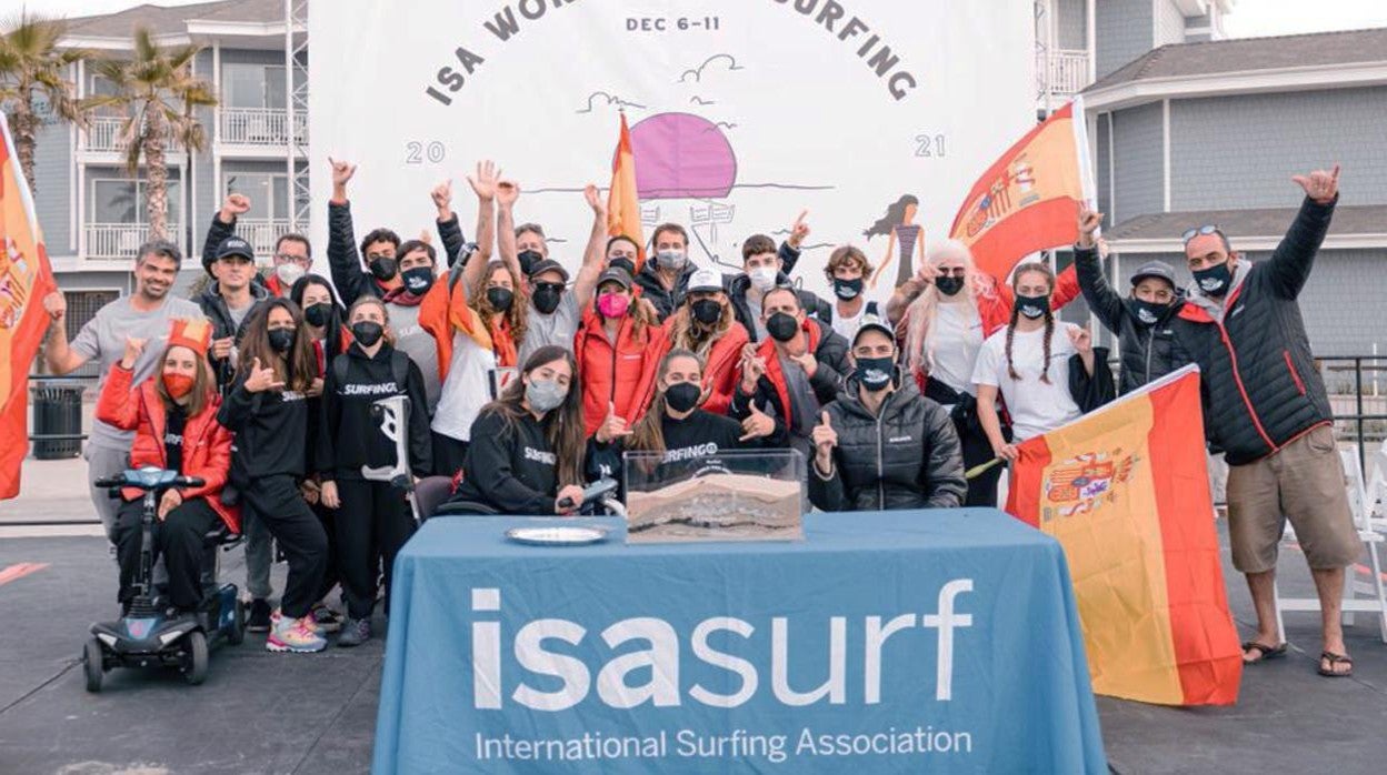 Debut de la selección nacional de surfing adaptado en el ISA World Para Surfing Championship 2021