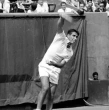 Santana, en la final de Roland Garros de 1964