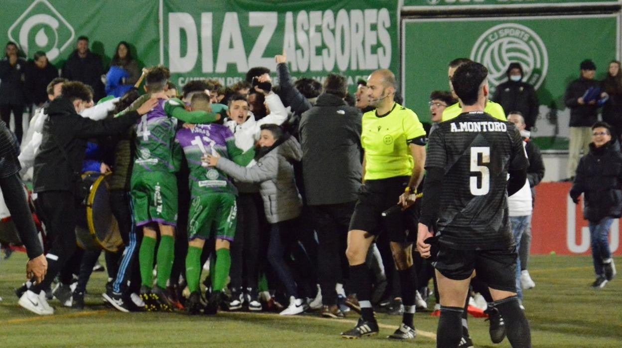 El Atlético Mancha Real, uno de los clubes clasificados para la segunda eliminatoria de la Copa