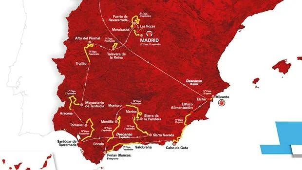 La Vuelta a España 2022 recorrerá por primera vez las ocho provincias andaluzas