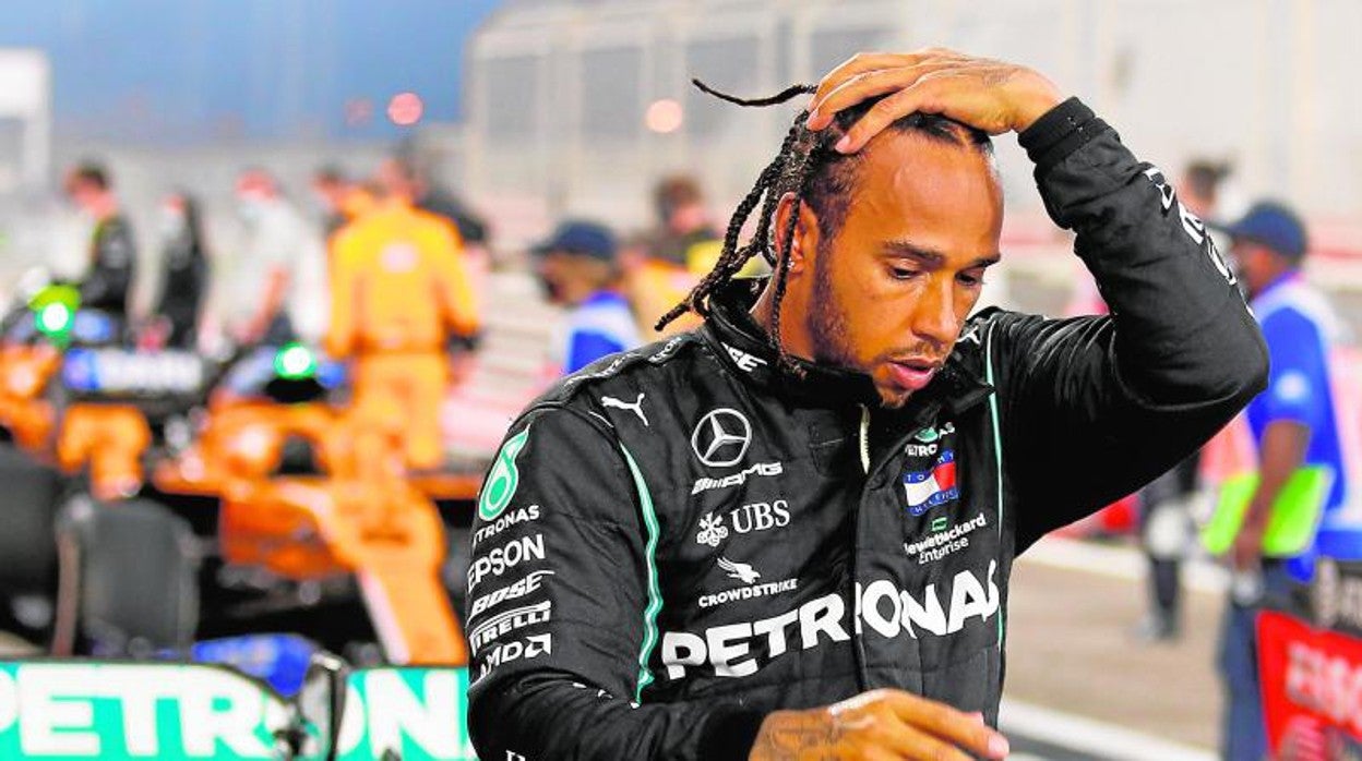 Lewis Hamilton, durante un gran premio de esta temporada