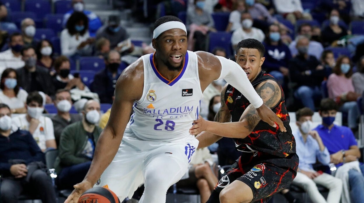 Yabusele, en un partido del Real Madrid