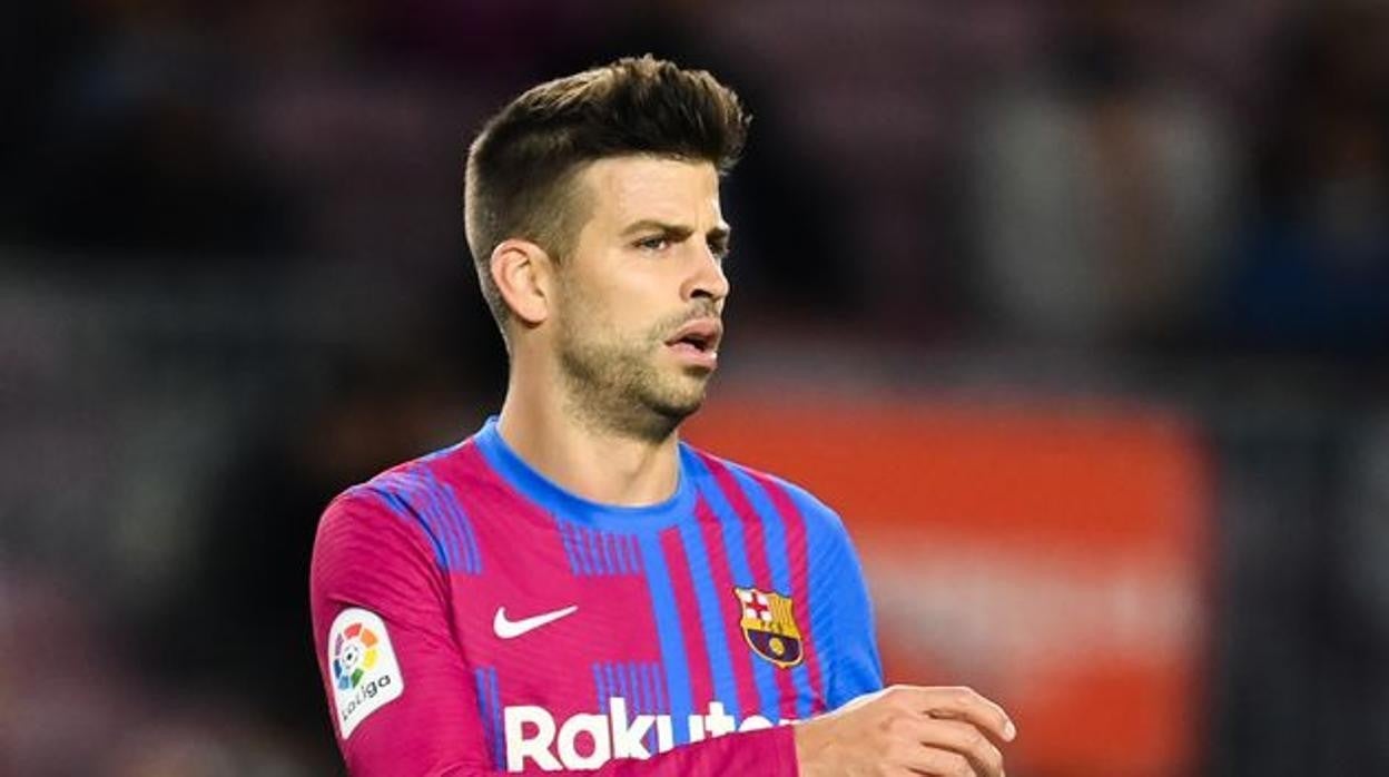 Gerard Piqué, durante un partido del Barcelona