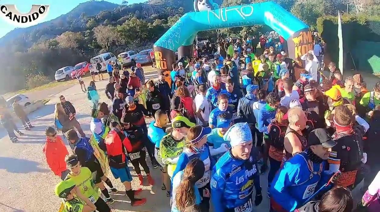 Imagen de una pasada edición del Trail Urbana de Villaluenga del Rosario