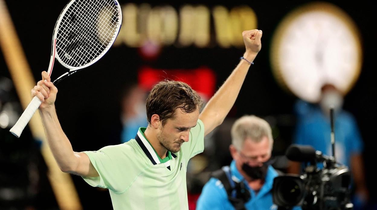 Medvedev, tras pasar a la semifinales del Open de Australia