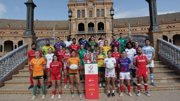 La Plaza de España de Sevilla, un escenario único para presentar el mejor rugby del mundo