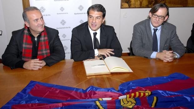 Laporta dice ahora que el Barça siempre ha sido muy de Rafa Nadal