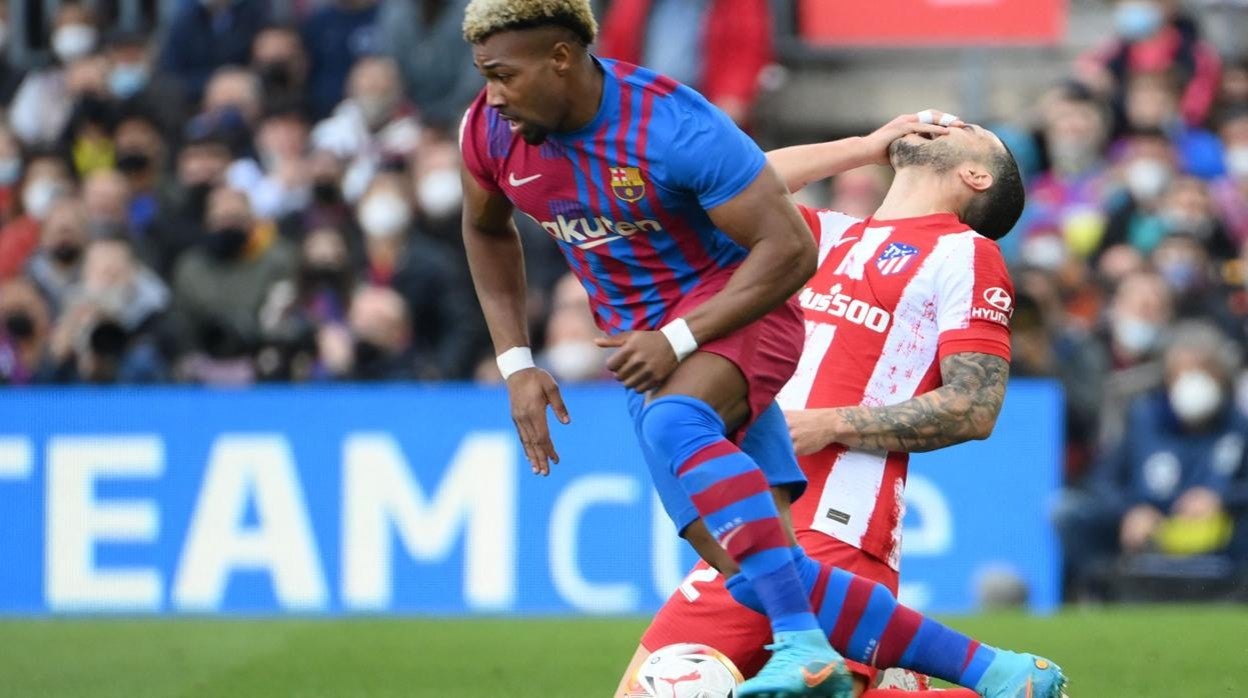 Adama Traoré, ante el Atlético de Madrid