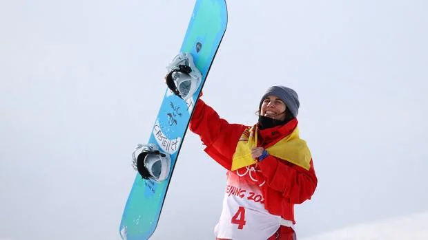 Queralt Castellet, plata en snowboard 'Halfpipe'
