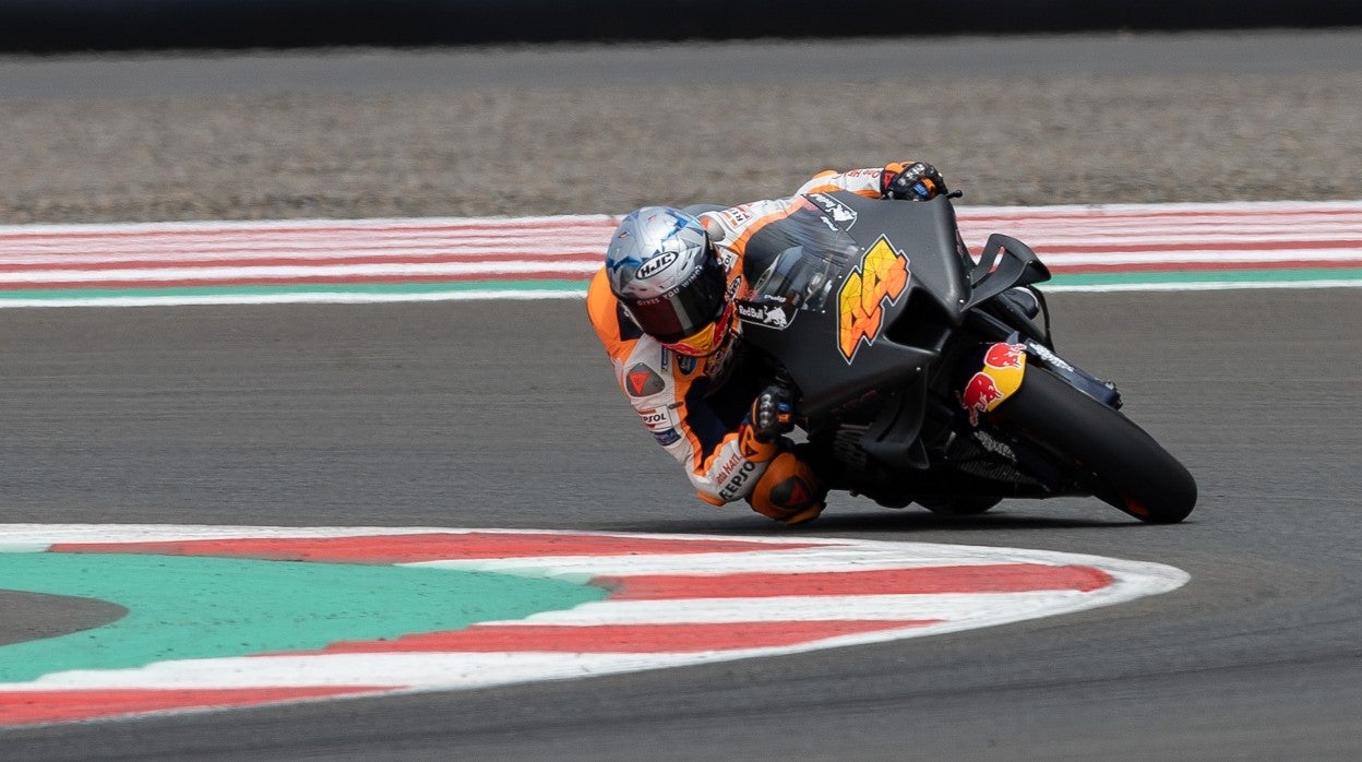 Pol Espargaró, durante la última jornada de test en Indonesia