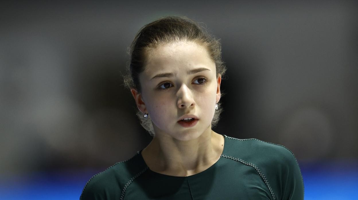 Kamila Valieva durante los Juegos Olímpicos de invierno de Pekín 2022