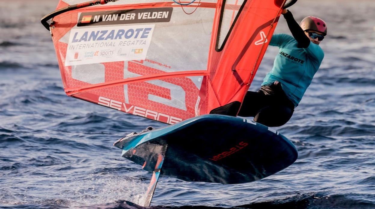 Nicole van der Velden, ganadora de la Regata Internacional de Lanzarote