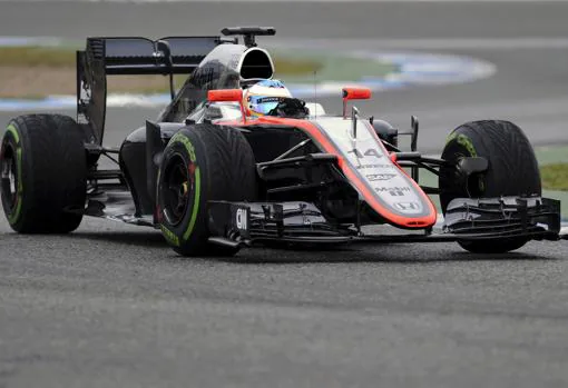 El McLaren en el regreso de Alonso