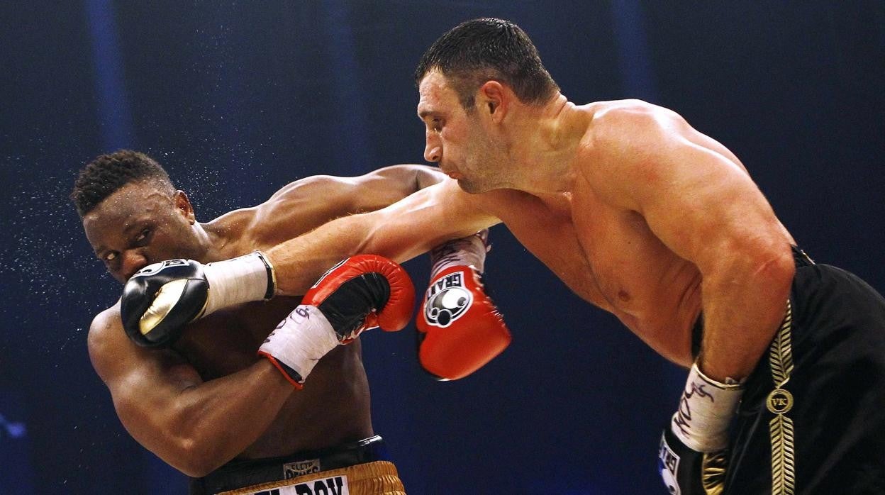 Klitschko, durante un combate en 2015