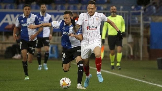 El Sevilla tropieza con empate sin goles en su visita al Alavés