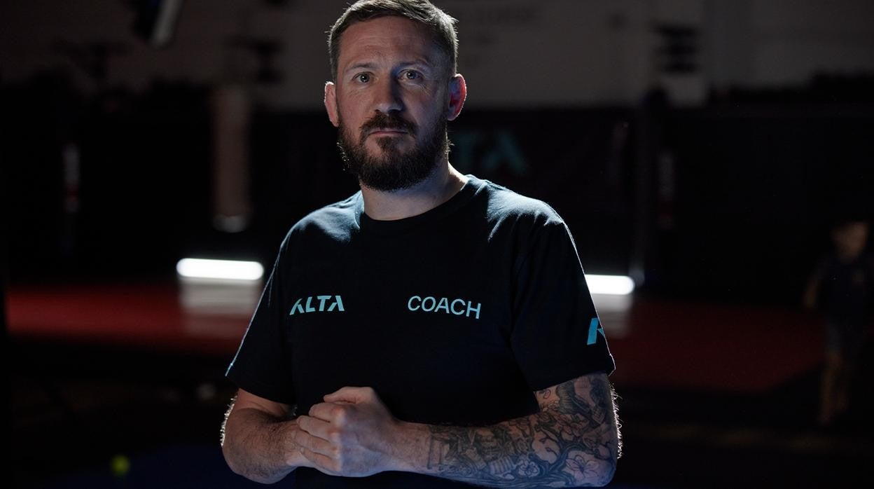 John Kavanagh, el mentor de Conor McGregor, en su gimnasio de Dublín